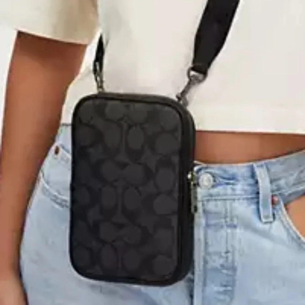 Coach Crossbody In Signature Canvas NWT - Picture 9 of 14
